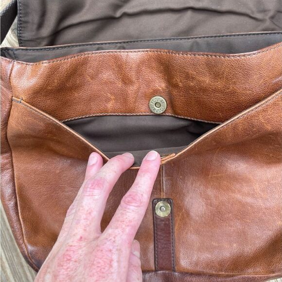 Fossil leather crossbody bag - Picture 3 of 9